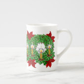 Tasse lumineuse de porcelaine tendre de Noël (Droite)