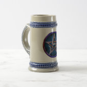 Tasse lunaire de pentagone étoilé de déesse (Devant gauche)