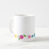 Tasse lunatique de fleurs (Devant gauche)