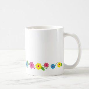Tasse lunatique de fleurs
