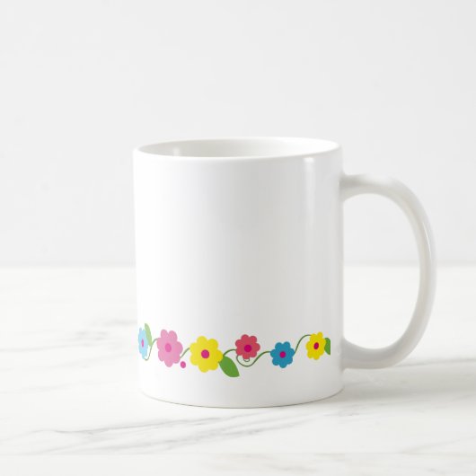 Tasse lunatique de fleurs (Droite)