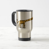 Tasse lunatique de voyage de girafe d'ANNONCE (Devant gauche)