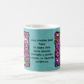 Tasse lunatique des petits textes faits sur (Centre)