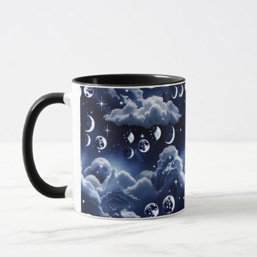 Tasse - Lune céleste argentée (Gauche)