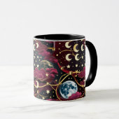 Tasse - Lune céleste rouge (Devant droit)