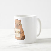 Tasse Lunettes Énergie de Capybara Imperturbable (Devant droit)