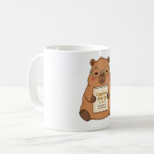 Tasse Lunettes Énergie de Capybara Imperturbable (Devant gauche)