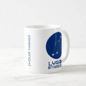 Tasse Lyran Starseed – Conception de la constellat (Devant droit)