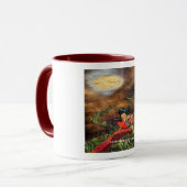 Tasse lyrique à coeur d'originaux "paix" (Devant gauche)