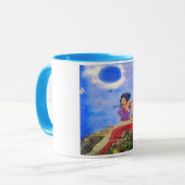 Tasse lyrique à coeur d'originaux "paix" (Devant gauche)