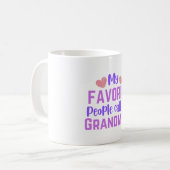 Tasse Ma Grand-Mère Préférée M'appelle – Drôle  (Devant gauche)