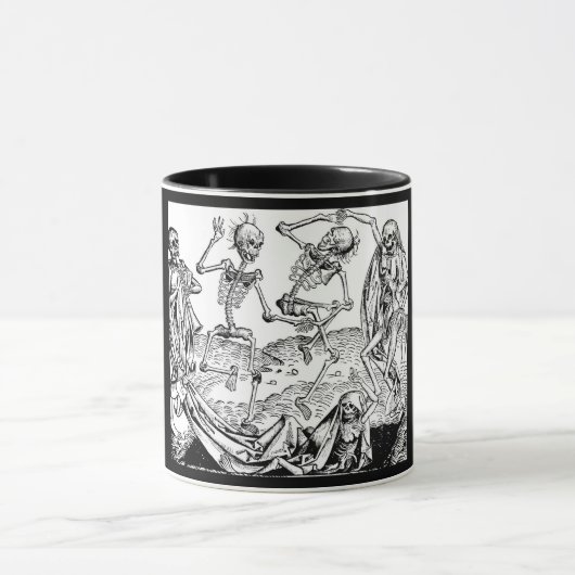 Tasse macabre de danse (Centre)