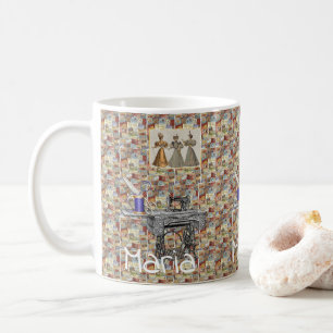 Tasse Machine à Coudre Victorienne