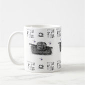 Tasse Machine à Coudre Victorienne (Gauche)