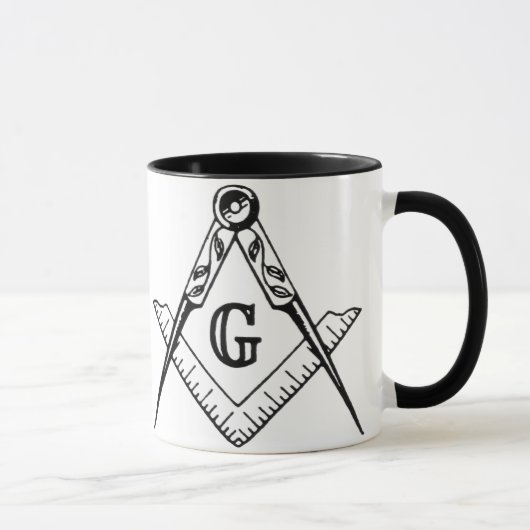 Tasse maçonnique nous ne commandons pas tout (Droite)