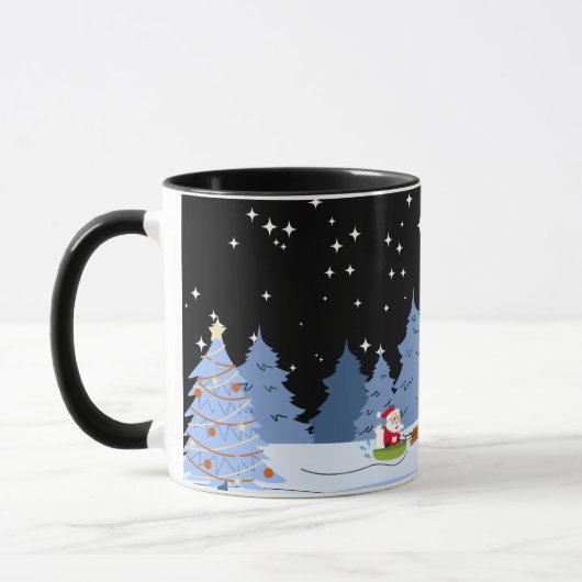 Tasse Magie de Noël au Clair de Lune (Gauche)