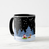 Tasse Magie de Noël au Clair de Lune (Devant gauche)