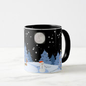 Tasse Magie de Noël au Clair de Lune (Devant droit)