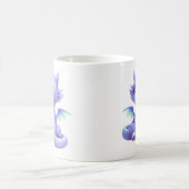 Tasse magique avec un doux bébé dragon bleu (Centre)