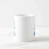 Tasse magique avec un doux bébé dragon bleu (Centre)
