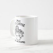 Tasse Magique Café Sip Sloth Classique (Devant gauche)