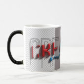 Tasse Magique Créative en 3D avec Typographie Fond (Gauche)