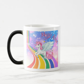 Tasse Magique Licorne Pegasus Route Arc-en-Ciel