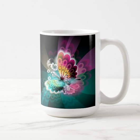 Tasse magnifique de papillon (Droite)