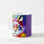 Tasse main droite violette Alexander's Cat (Devant gauche)