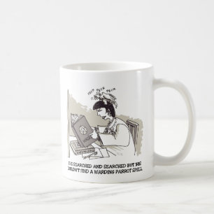 Tasse main gauche de perroquet sorcière