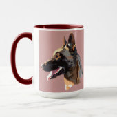 tasse malinois (Gauche)