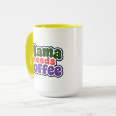 Tasse Mama a Besoin de Café (Devant gauche)