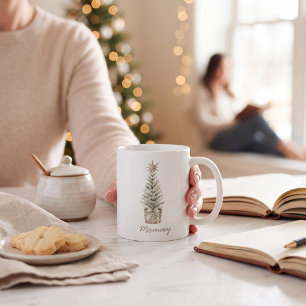 Tasse Maman Arbre de Noël Bohème Neutre