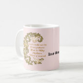 Tasse Maman chrétienne pieuse (Devant gauche)