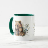 Tasse Maman Ourse Marron et Ourson (Devant gauche)