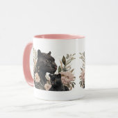 Tasse Maman Panthère avec Petit (Devant gauche)