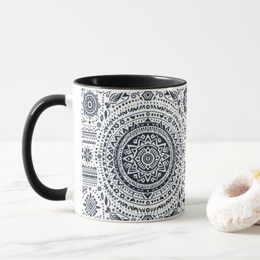Tasse Mandala de Méditation (Avec donut)