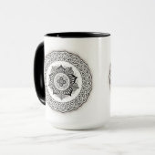 Tasse Mandala Fleur (Devant gauche)