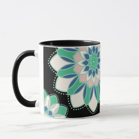 Tasse Mandala Fleur de Menthe (Gauche)