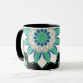 Tasse Mandala Fleur de Menthe (Devant gauche)