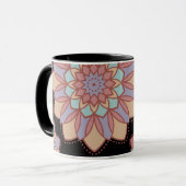 Tasse Mandala Pastel Petals (Devant gauche)
