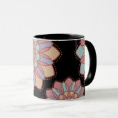 Tasse Mandala Pastel Petals (Devant droit)