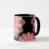 Tasse Mandala Sunset Bloom (Devant droit)