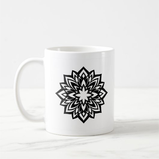 tasse mandala tribale  (Gauche)