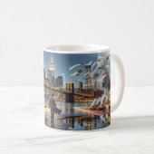 Tasse Manhattan Night Walker Broadway Lights (Devant droit)
