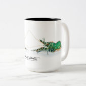 Tasse marbrée de crevette (Devant droit)