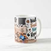 Tasse Marche Friandises Sieste Répéter (Devant droit)