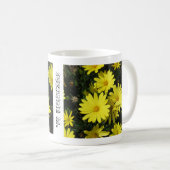 Tasse - Marguerites avec nom (Devant droit)