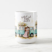 Tasse Marié et campeur heureux (Centre)