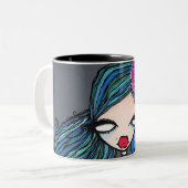 Tasse "maritime", noire (Devant gauche)